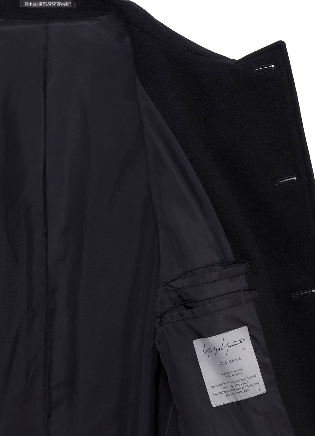 WOOL FLANNEL BELT DETAIL MILITARY 6B JACKET