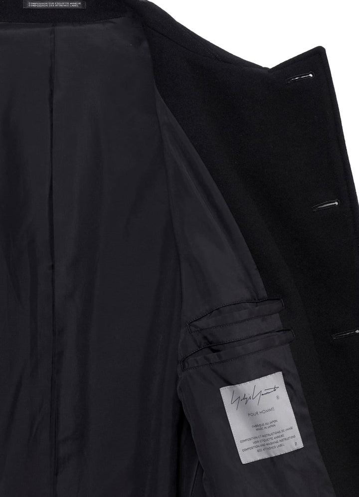 WOOL FLANNEL BELT DETAIL MILITARY 6B JACKET