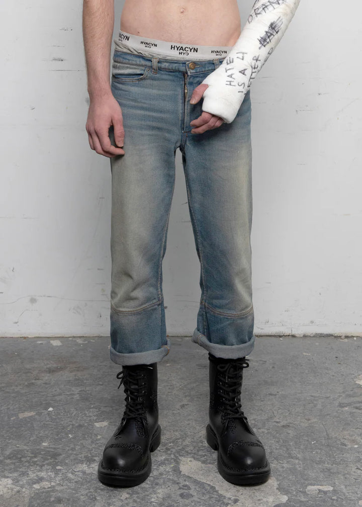 HYACYN - Etteragic Pants Indigo Denim Washed