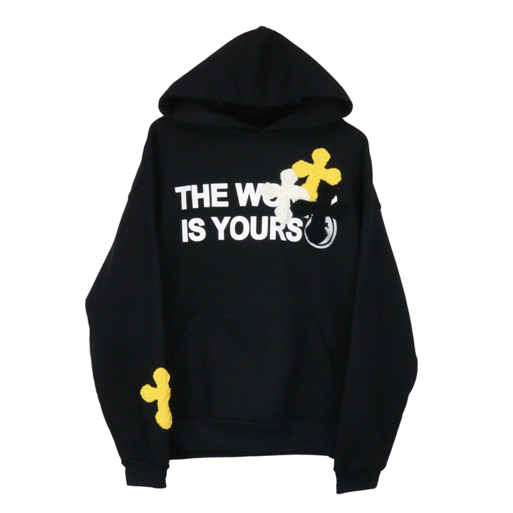Y.A.R.N 3D Cross Logo sweat hoodie