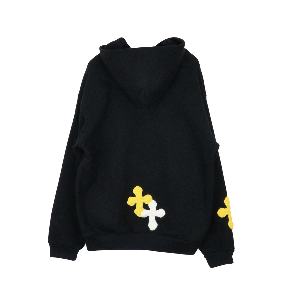 Y.A.R.N 3D Cross Logo sweat hoodie