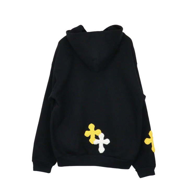 Y.A.R.N 3D Cross Logo sweat hoodie