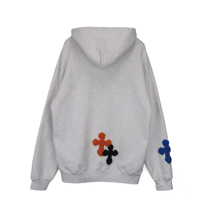 Y.A.R.N 3D Cross Logo sweat hoodie