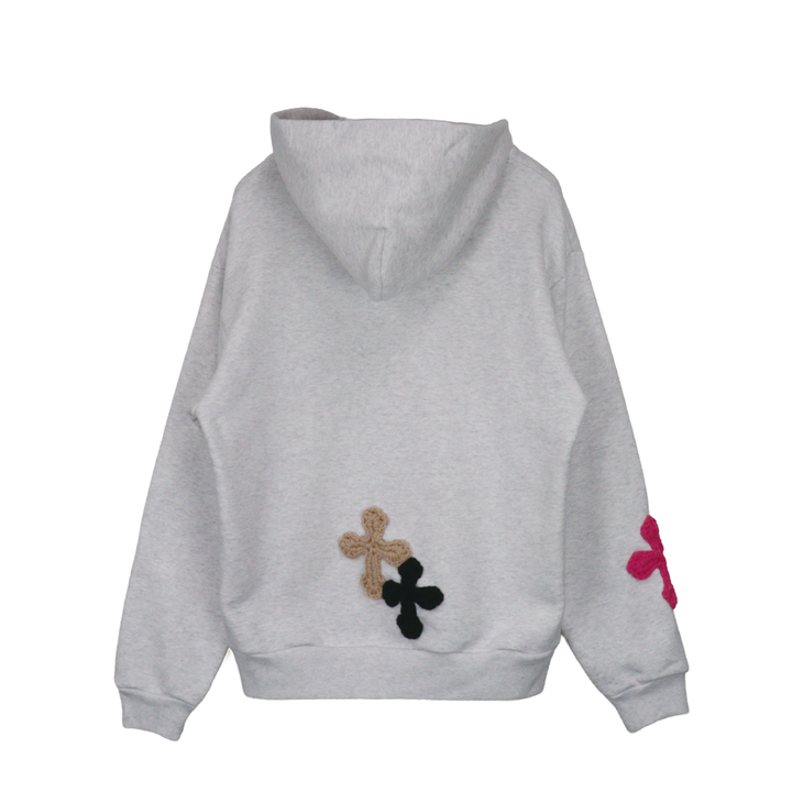 Y.A.R.N 3D Cross Logo sweat hoodie