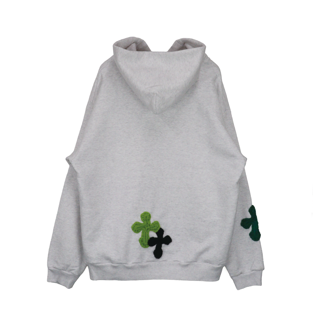 Y.A.R.N 3D Cross Logo sweat hoodie