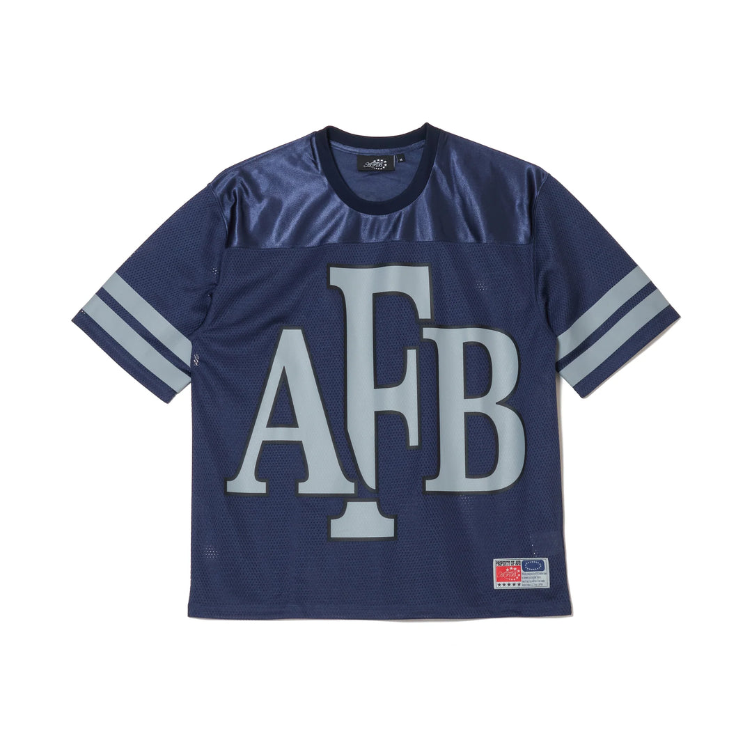 BIG LOGO MESH FOOTBALL TEE