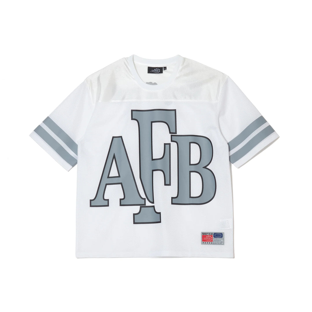 BIG LOGO MESH FOOTBALL TEE