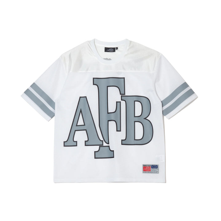 BIG LOGO MESH FOOTBALL TEE