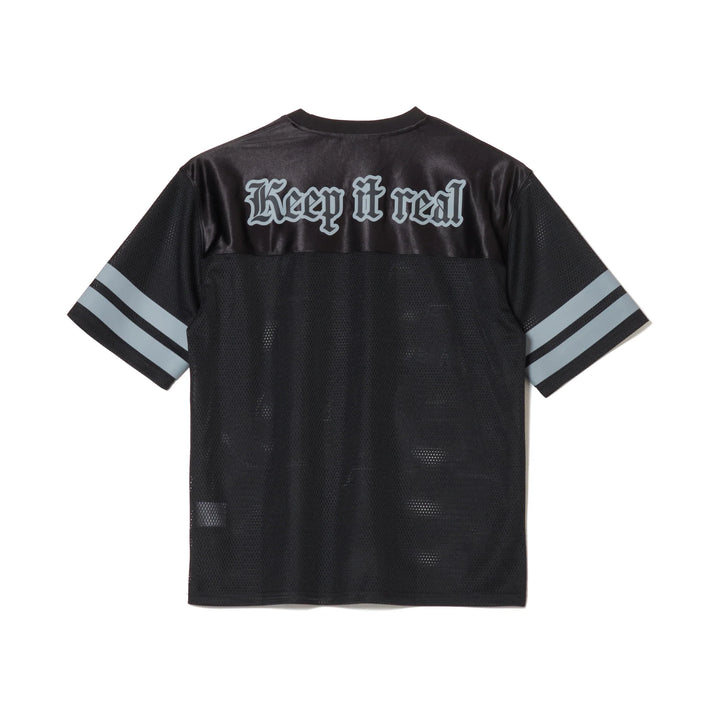 BIG LOGO MESH FOOTBALL TEE