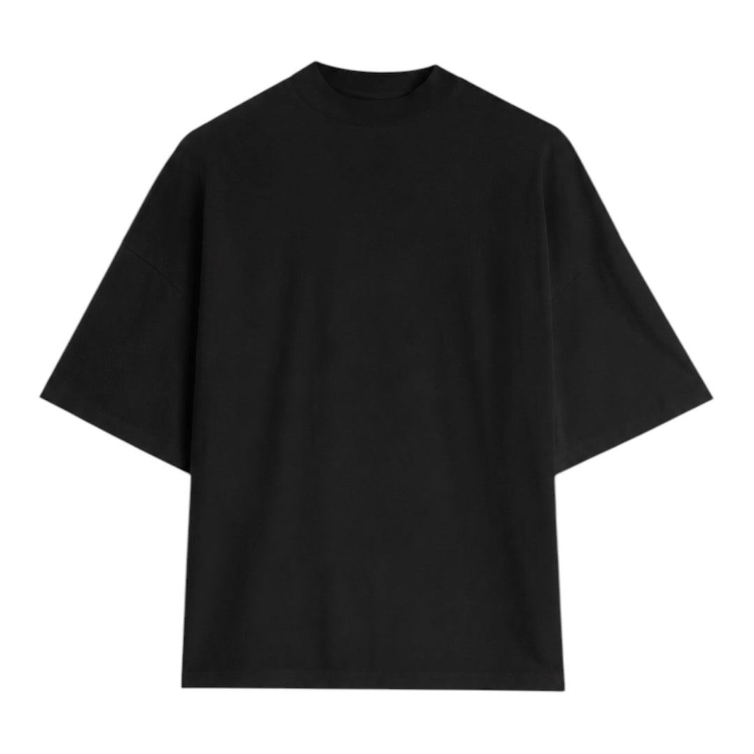 T-SHIRT MOCK NECK SS