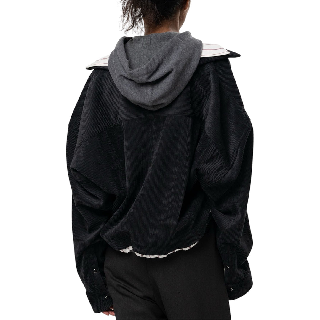 Cropped Triple Layered Shirt