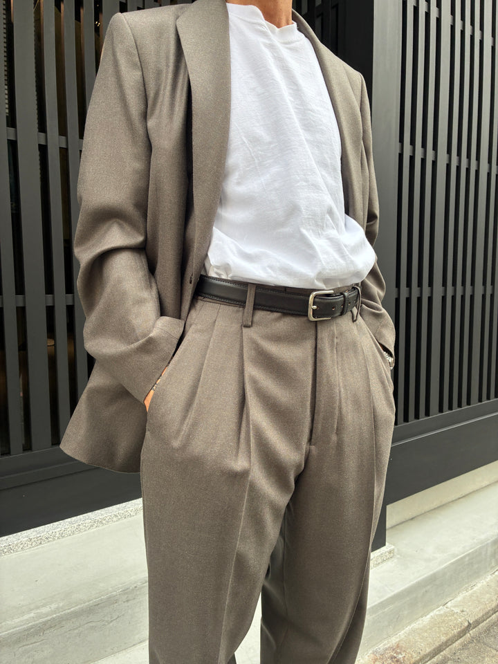 MODIFIED SHAWL-COLLAR JACKET