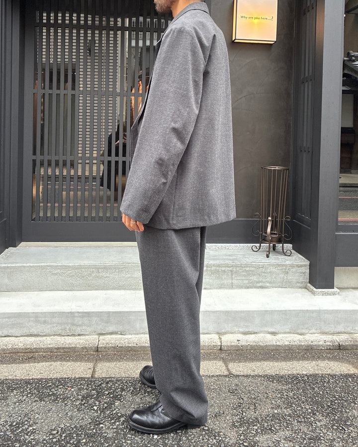 Wool Ramie Mohair Cardigan Jacket