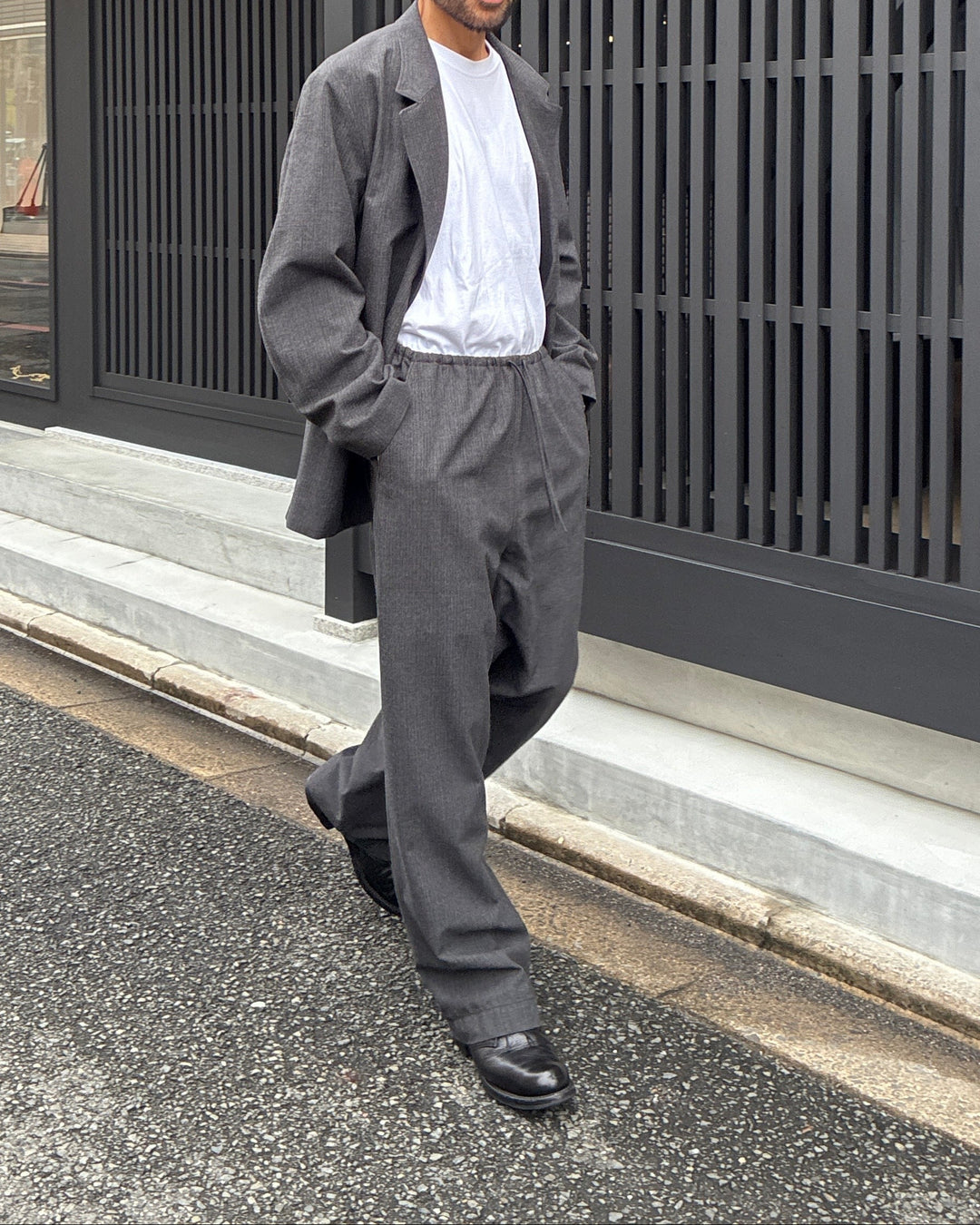 Wool Ramie Mohair Cardigan Jacket