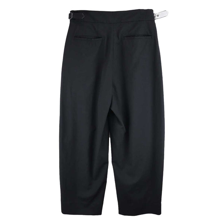Kiminori Morishita - Wool tropical side stripe gurkha pants