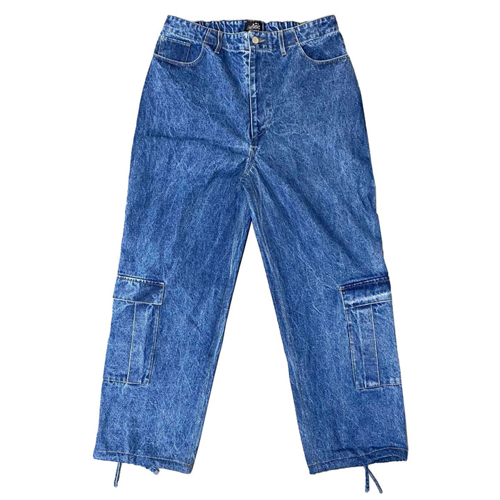 AFB - STUDDED Denim Cargo Pants