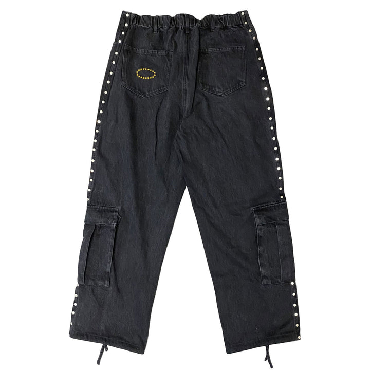 AFB - STUDDED Denim Cargo Pants