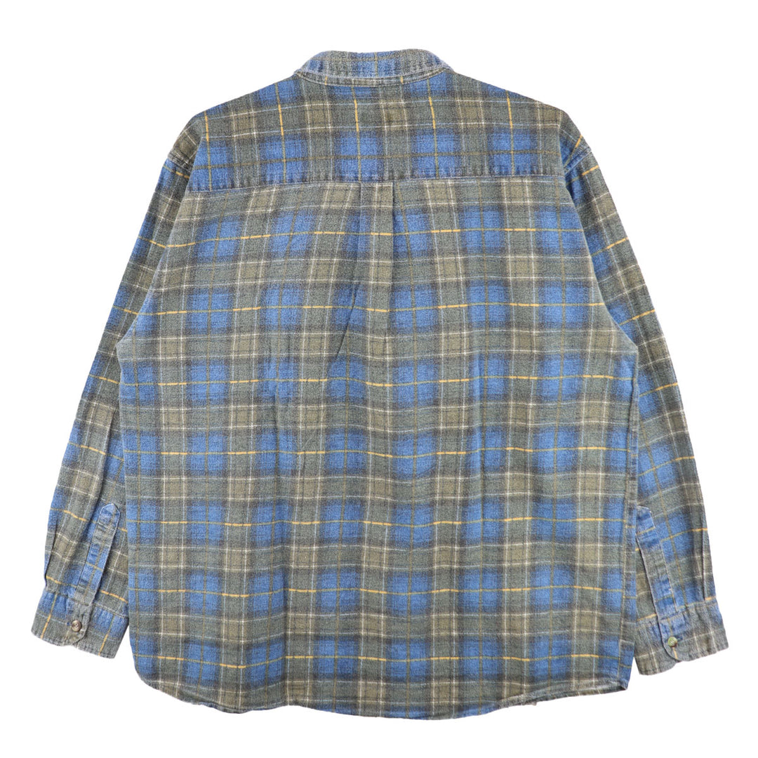 Flannel Shirt -> Ribbon Shirt【sizeXL】