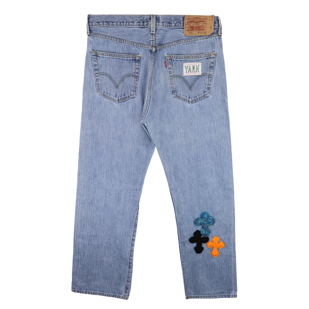 Y.A.R.N. - "Y.A.R.N." x Levi's 501【I type】
