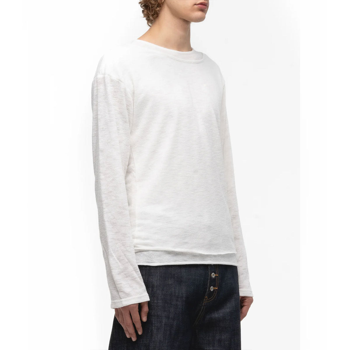 【NO/FAITH STUDIOS】DOUBLE LAYERED ロングスリーブ 関税送料込 DOUBLE LAYERED LONG SLEEVE | Why are you here?