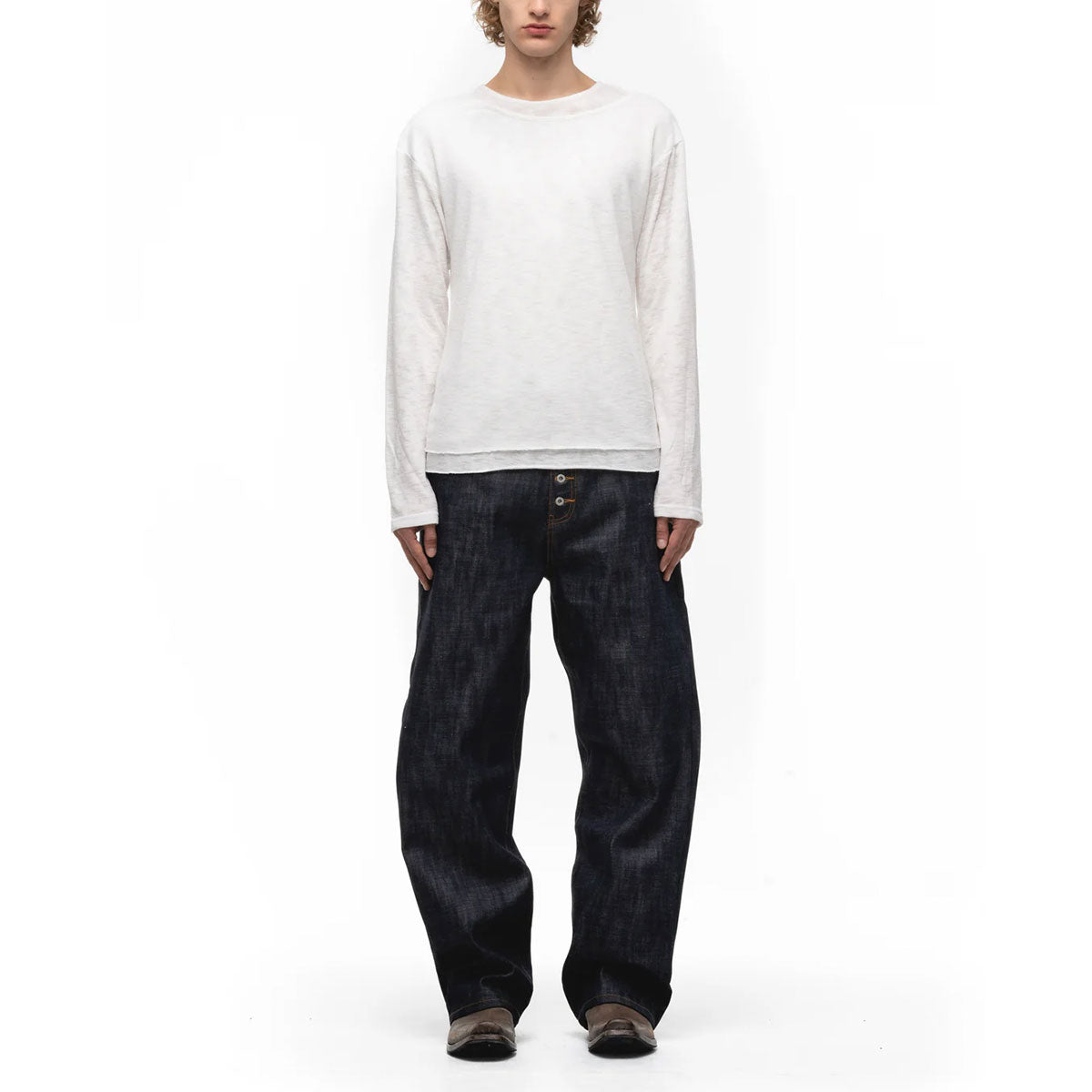 【NO/FAITH STUDIOS】DOUBLE LAYERED ロングスリーブ 関税送料込 DOUBLE LAYERED LONG SLEEVE | Why are you here?