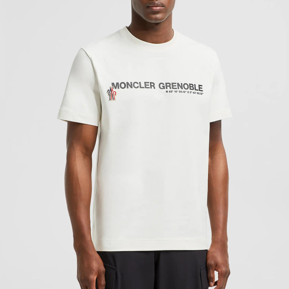 Moncler Grenoble - メンズ ロゴ コットン T シャツ
