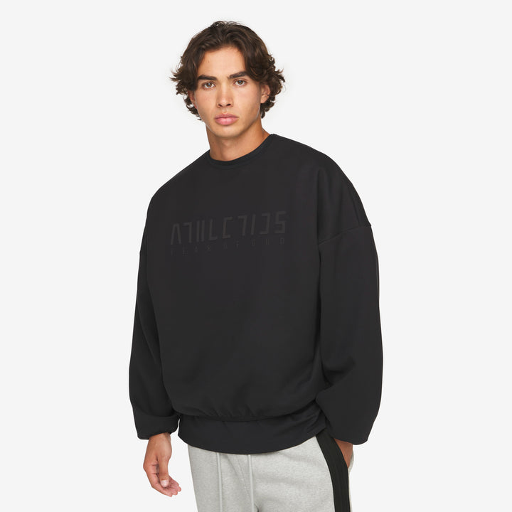 Suede Fleece Crewneck