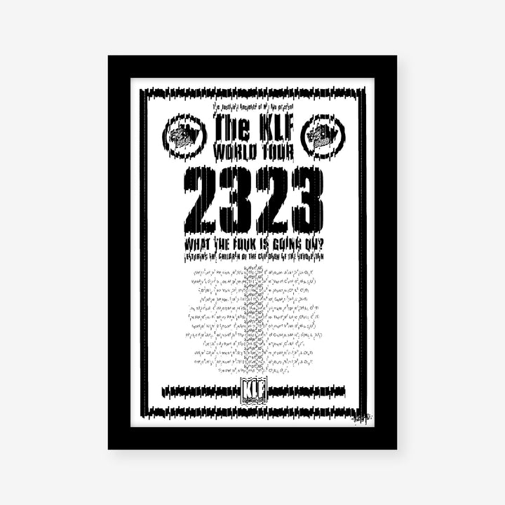 The KLF World Tour Poster feat. Kosuke Kawamura 1st Edition