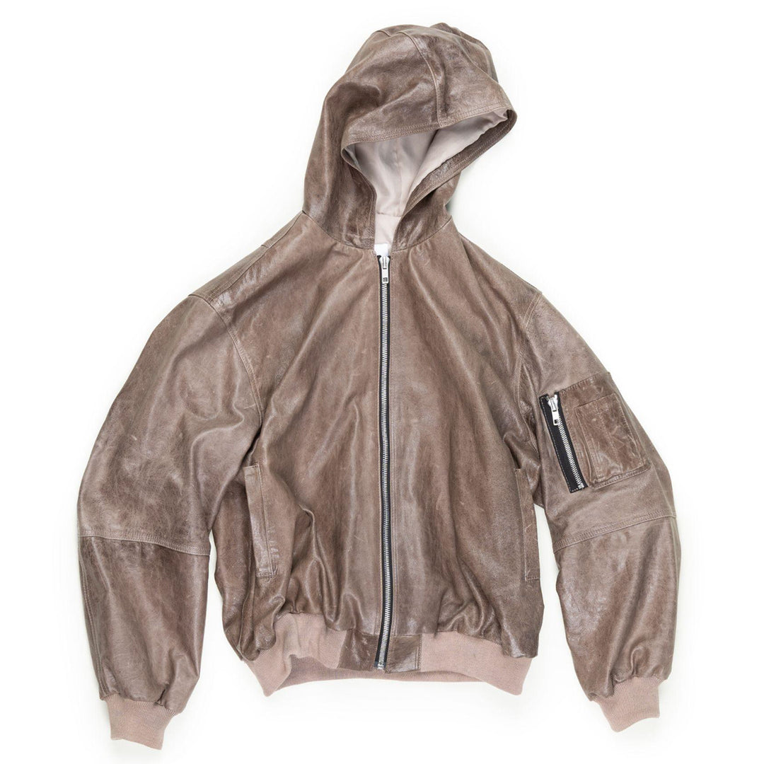 ALEXANDER DIGENOVA - LEATHER BOMBER JACKET