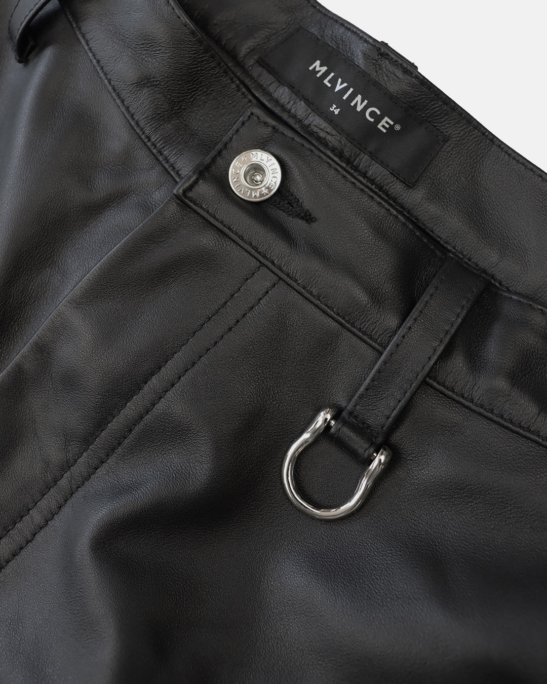 MLVINCE - LEATHER CARGO SHORTS