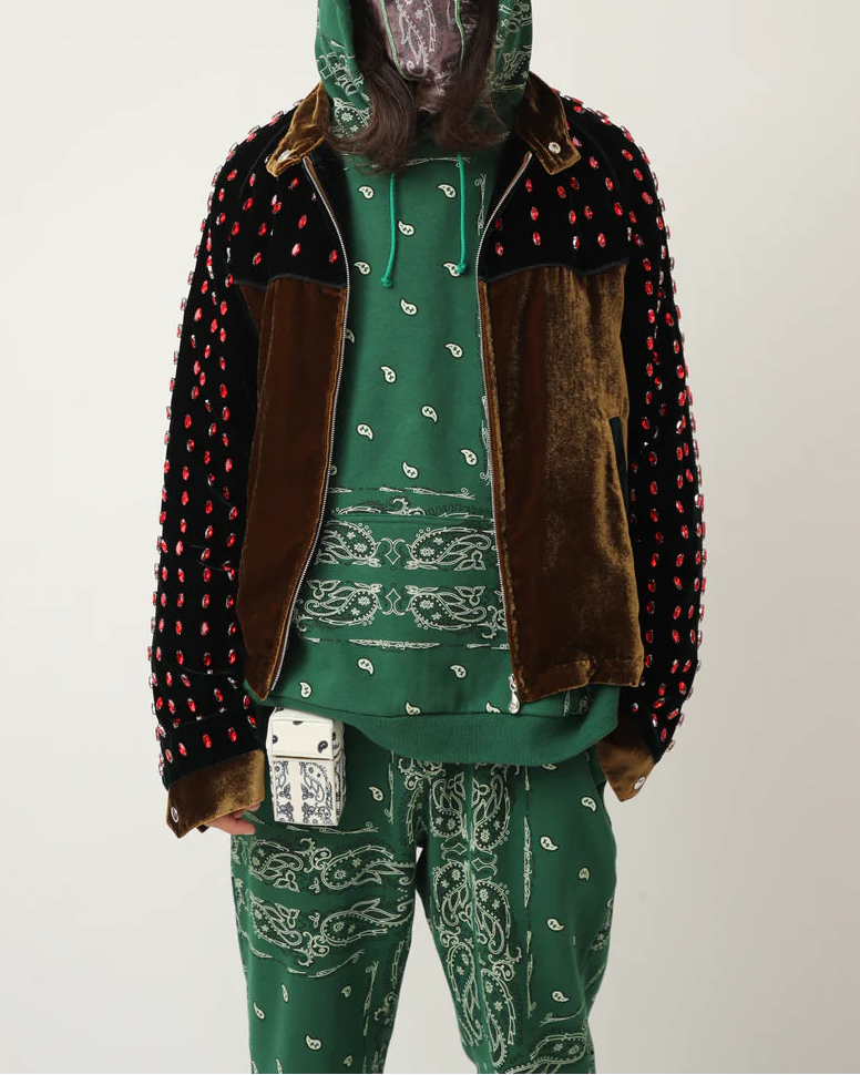 THE WORLD IS YOURS - Velvet Bijou Drizzler Jacket