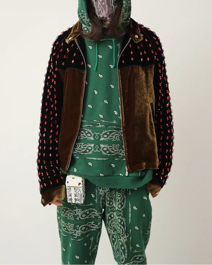 THE WORLD IS YOURS - Velvet Bijou Drizzler Jacket