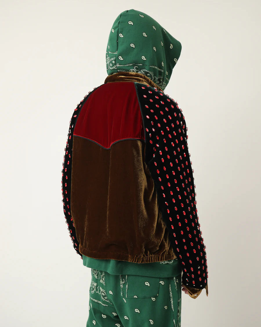 THE WORLD IS YOURS - Velvet Bijou Drizzler Jacket