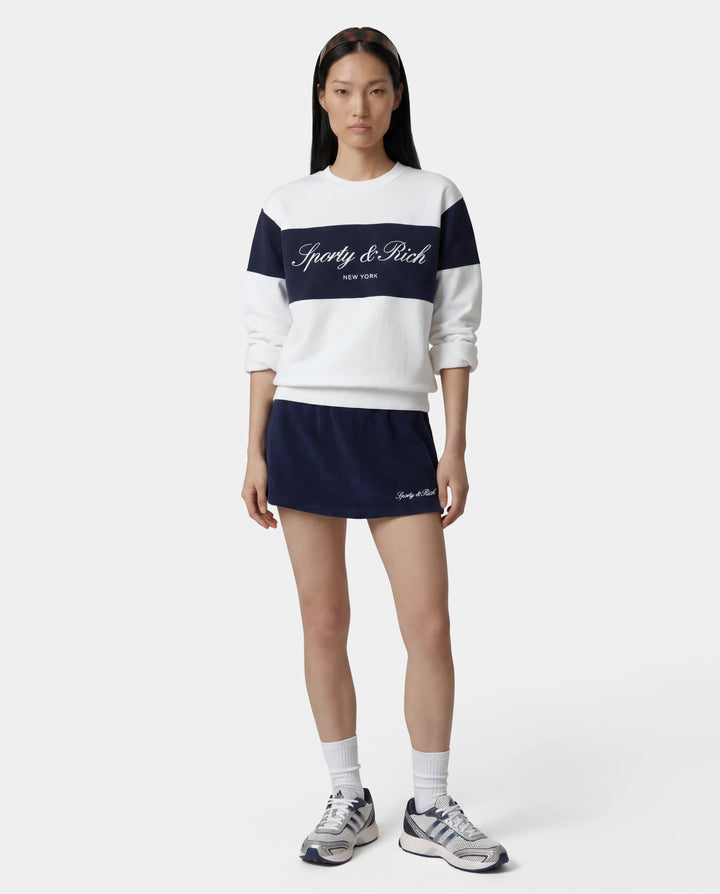 Signature Logo Block Crewneck