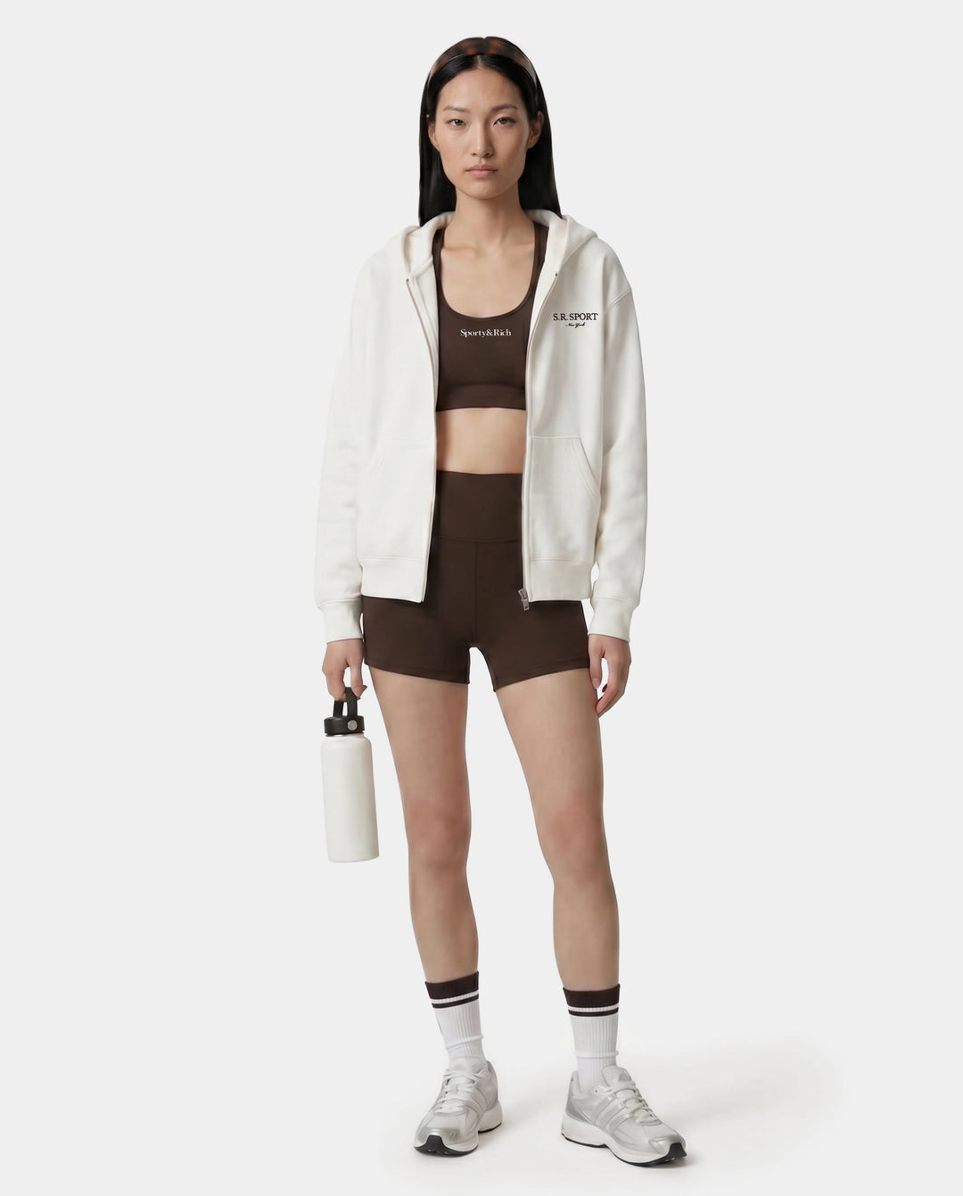 SR Sport Embroidered Zip Hoodie