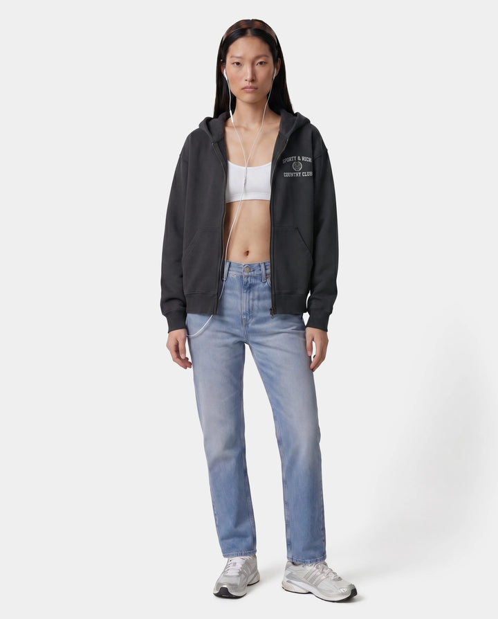 Varsity Crest Zip Hoodie