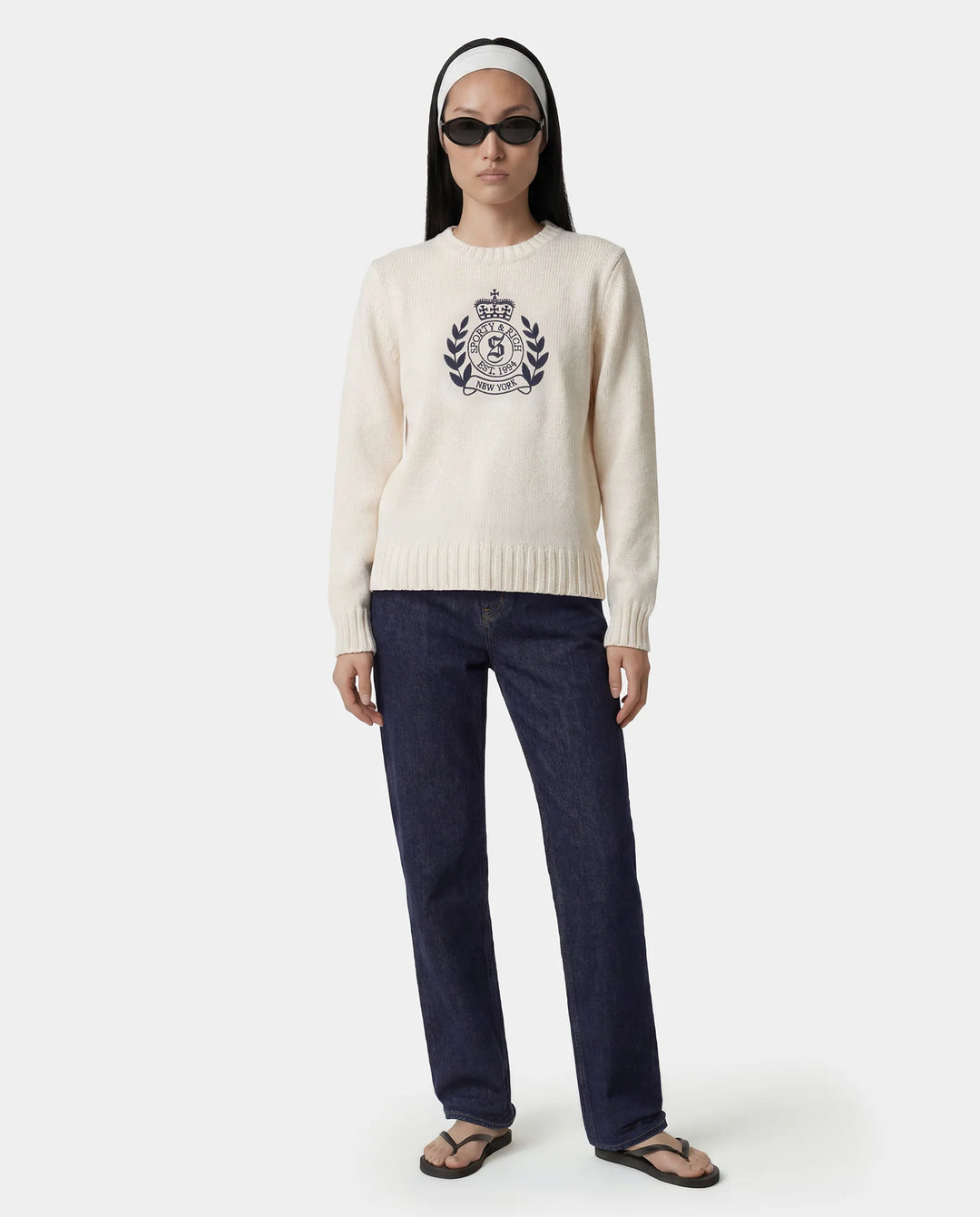 NY Crest Knitted Sweater