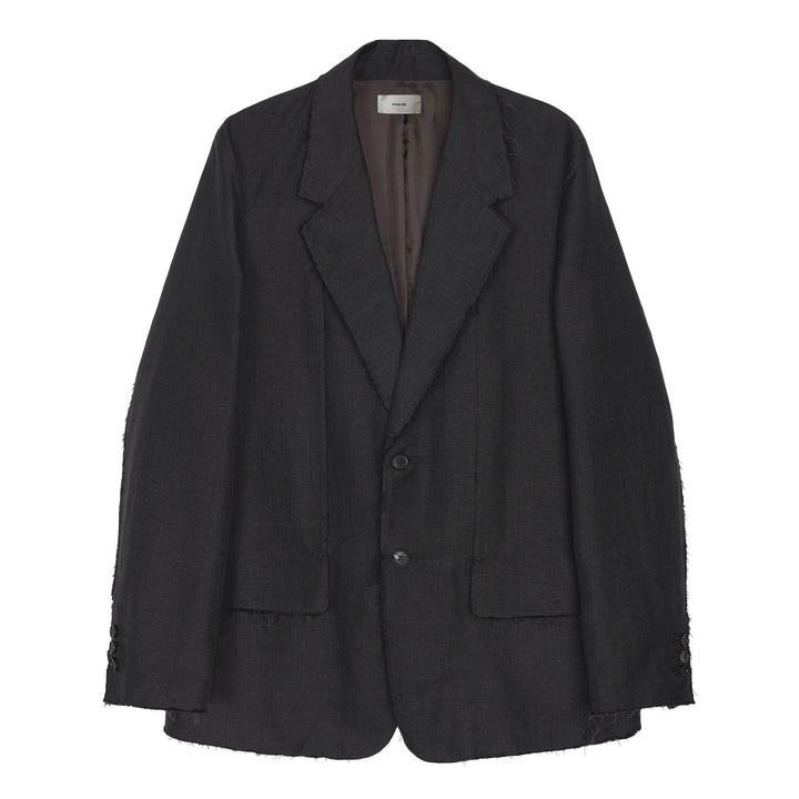 VUJADE - LUCA DECONSTRUCTED TAILORED JACKET IN WOOL & LINEN