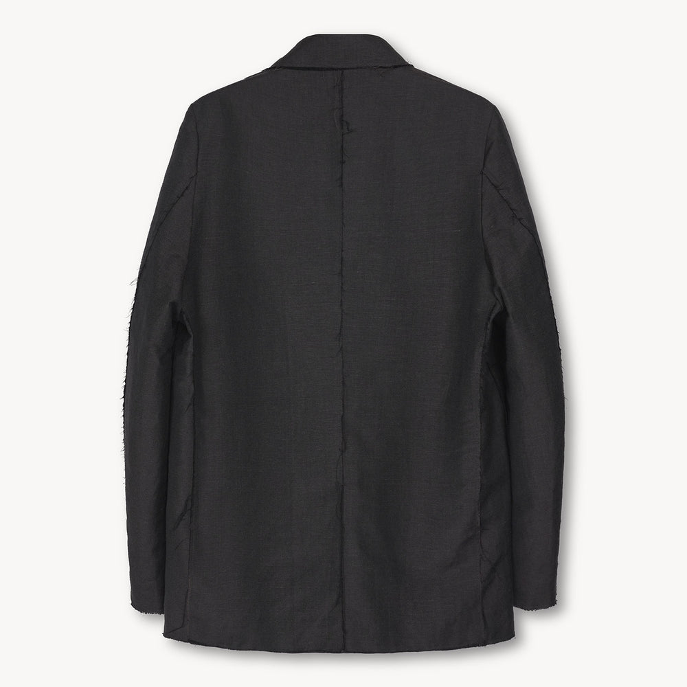 VUJADE - LUCA DECONSTRUCTED TAILORED JACKET IN WOOL & LINEN
