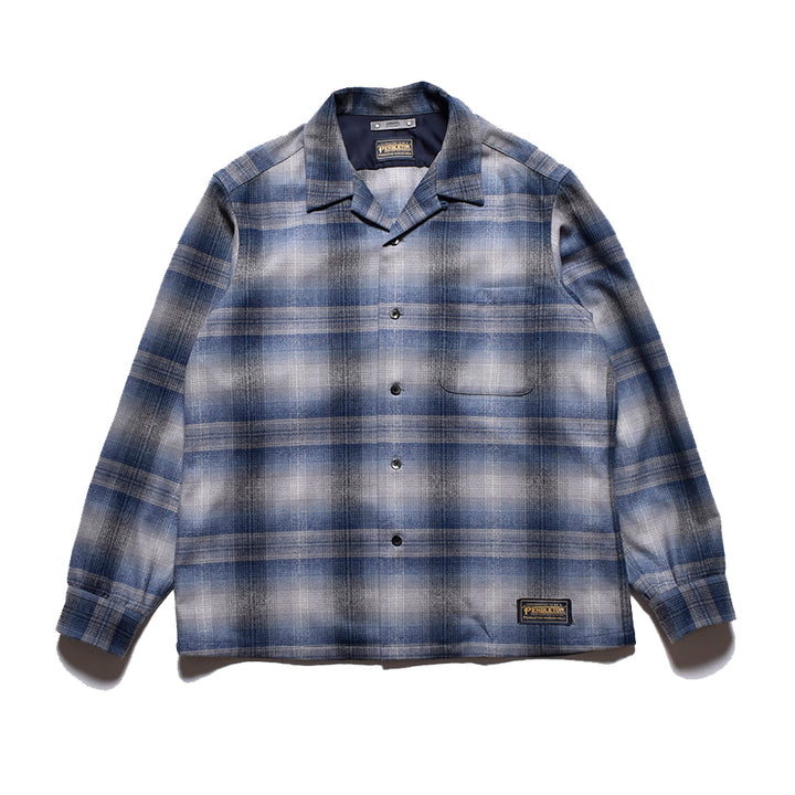 PENDLETON W.Plaid Open Collar SH