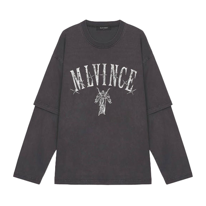 MLVINCE - SEVEN STARS LAYERED L/S TEE