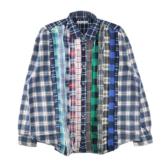 Needles - Flannel Shirt -> Ribbon Wide Shirt【B】