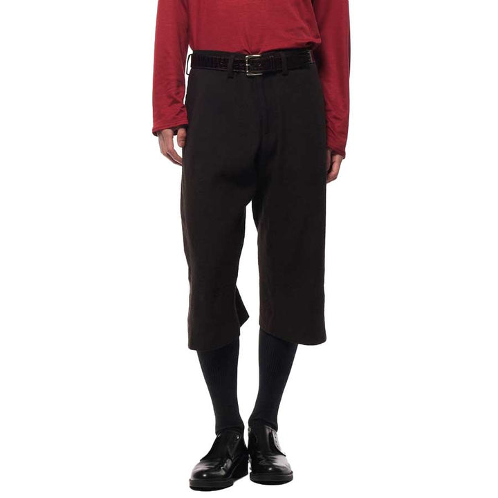 Omar Afridi - KNEE DARTED FLARE  SHORTS