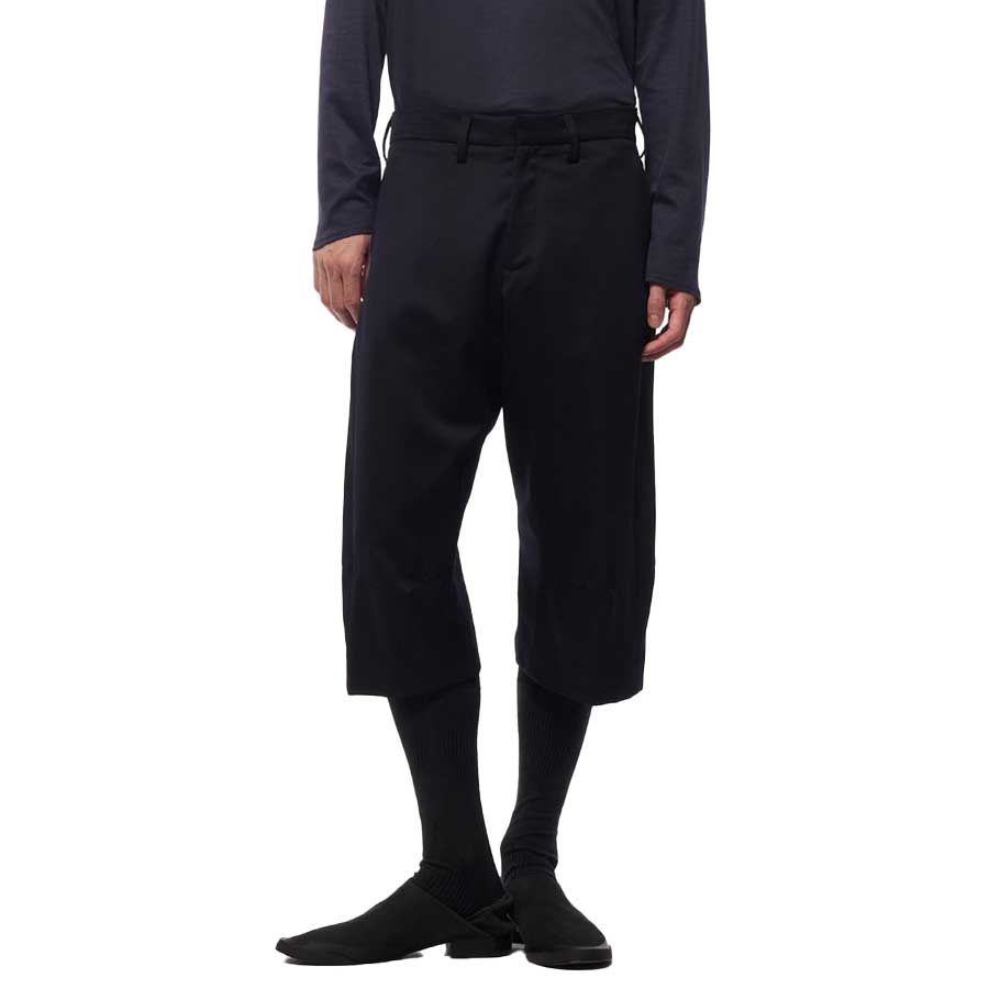 Omar Afridi - KNEE DARTED FLARE  SHORTS