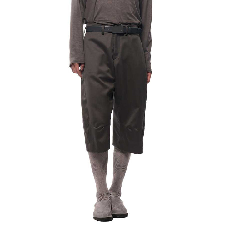 Omar Afridi - KNEE DARTED FLARE  SHORTS