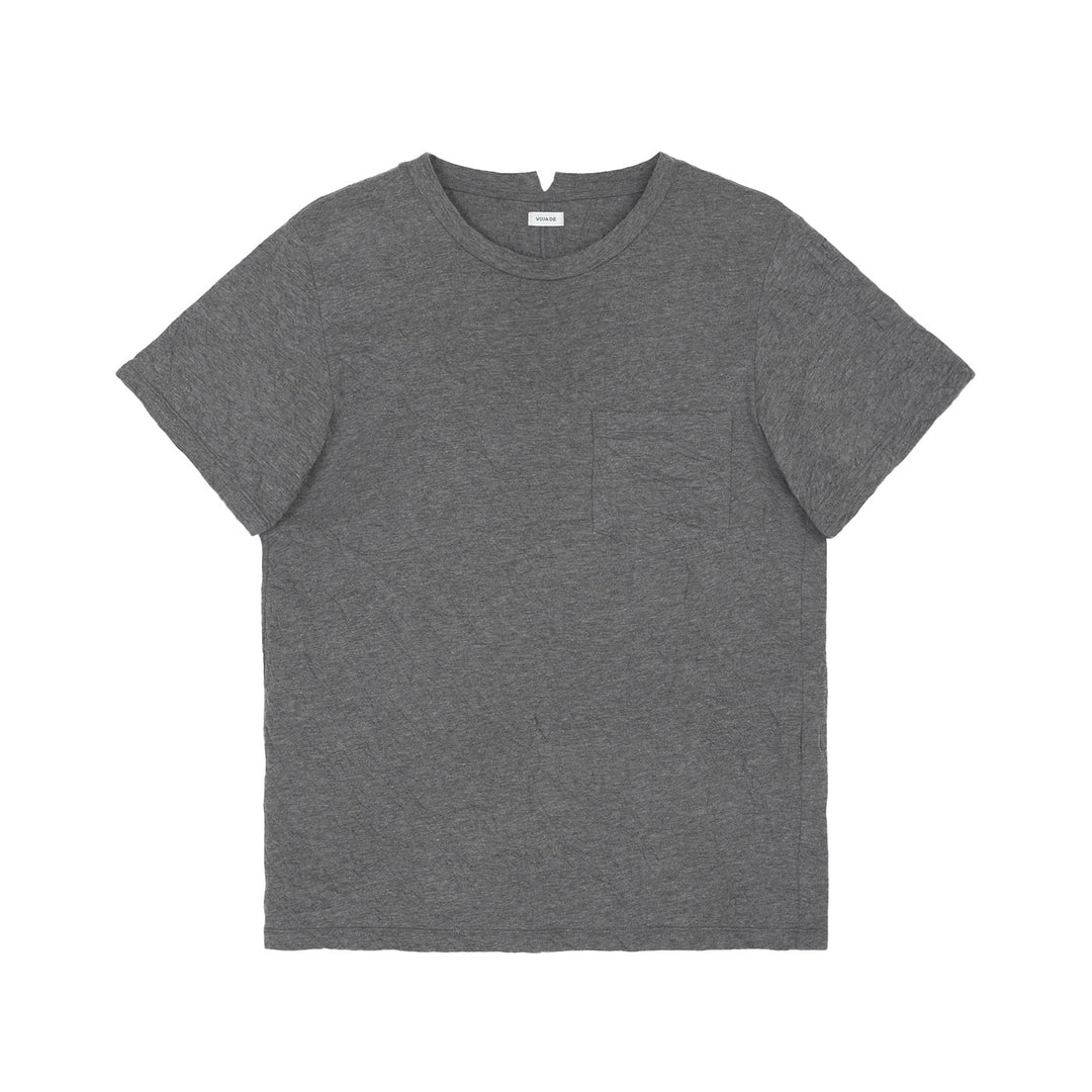 VUJADE - OTTO CRINKLED POCKET T-SHIRT IN COTTON