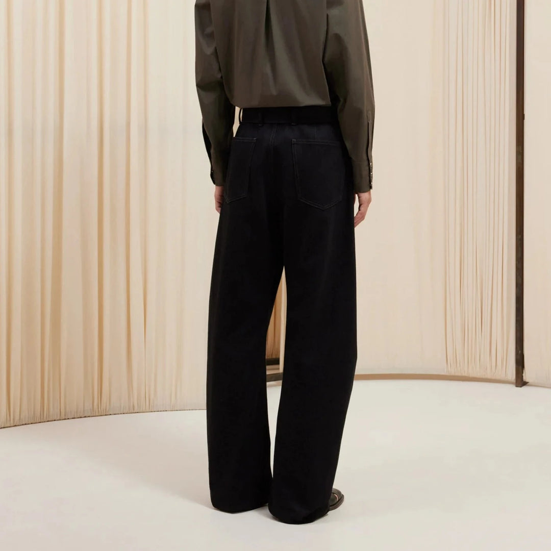 LEMAIRE - TWISTED BELTED PANTS