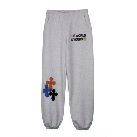YARN 3D Cross Logo Sweat pants
