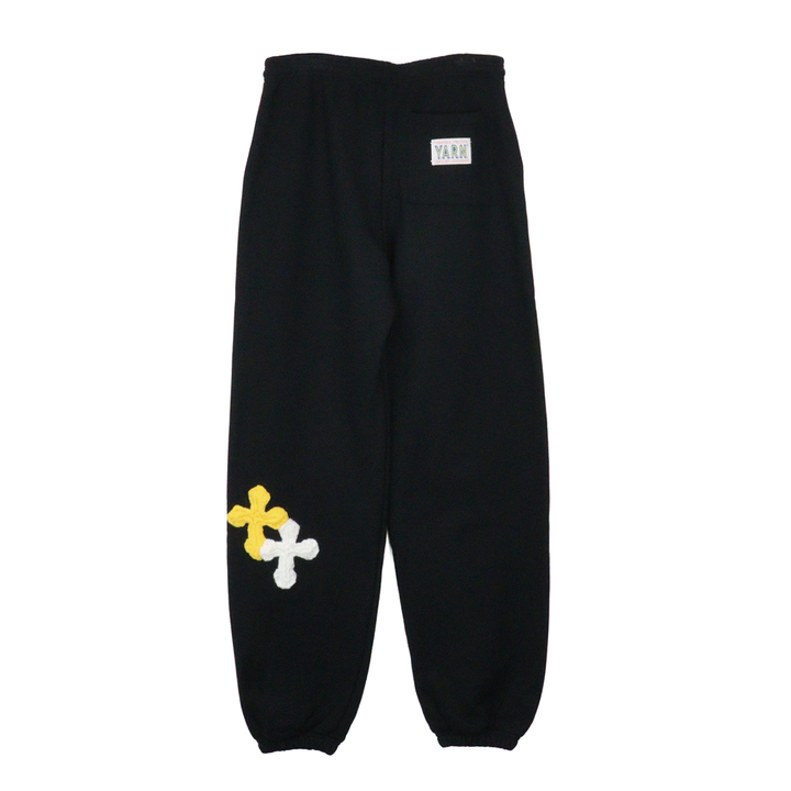 Y.A.R.N 3D Cross Logo Sweat pants