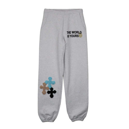 YARN 3D Cross Logo Sweat pants